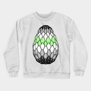 Agender Pride Dragon Egg Crewneck Sweatshirt